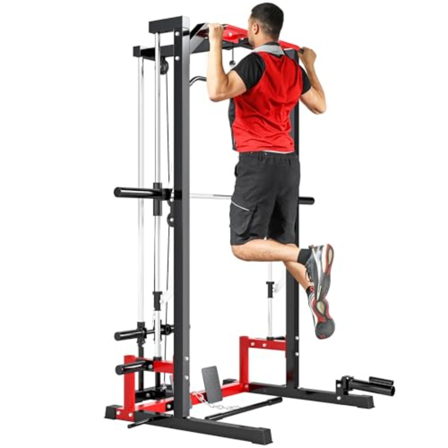 Pull Up Bar - Power Cage Smith Machine Multifunktions-Kraftstation mit