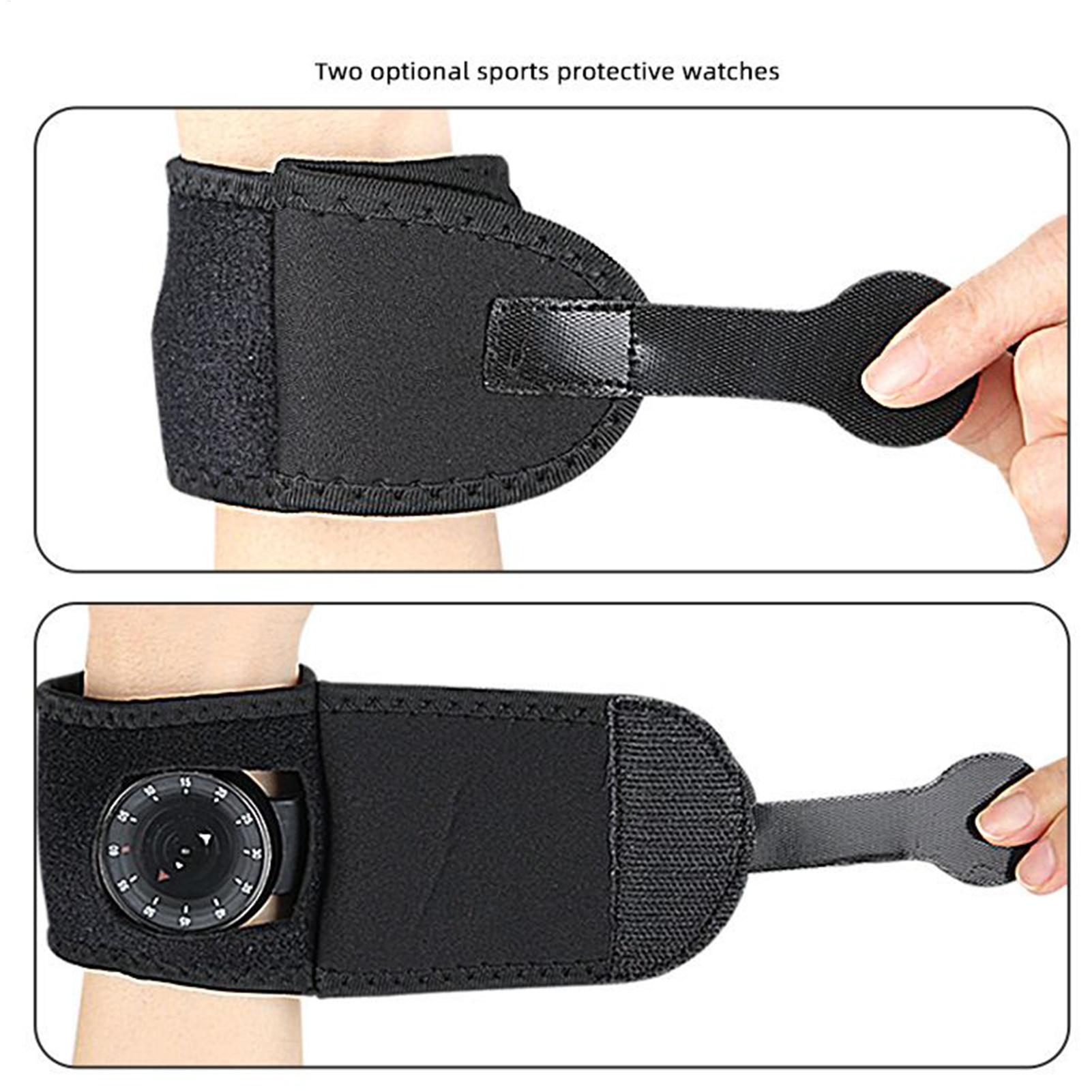Wrist Wraps - Uhrenarmband-Handgelenkschutz, Uhrenarmband-Abdeckungen für Männer, schweißfest, wetterfest,