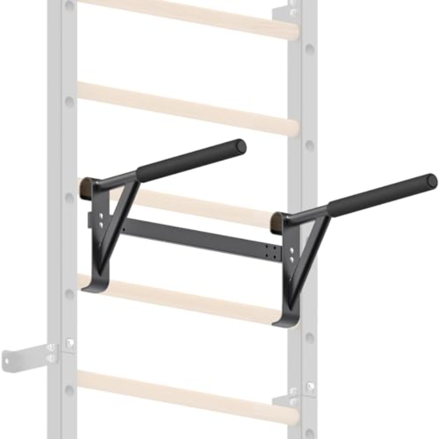 Pull Up Bar - Wandmontierte Gymnastik-Stange 2x2 Schwedische Leiter mit