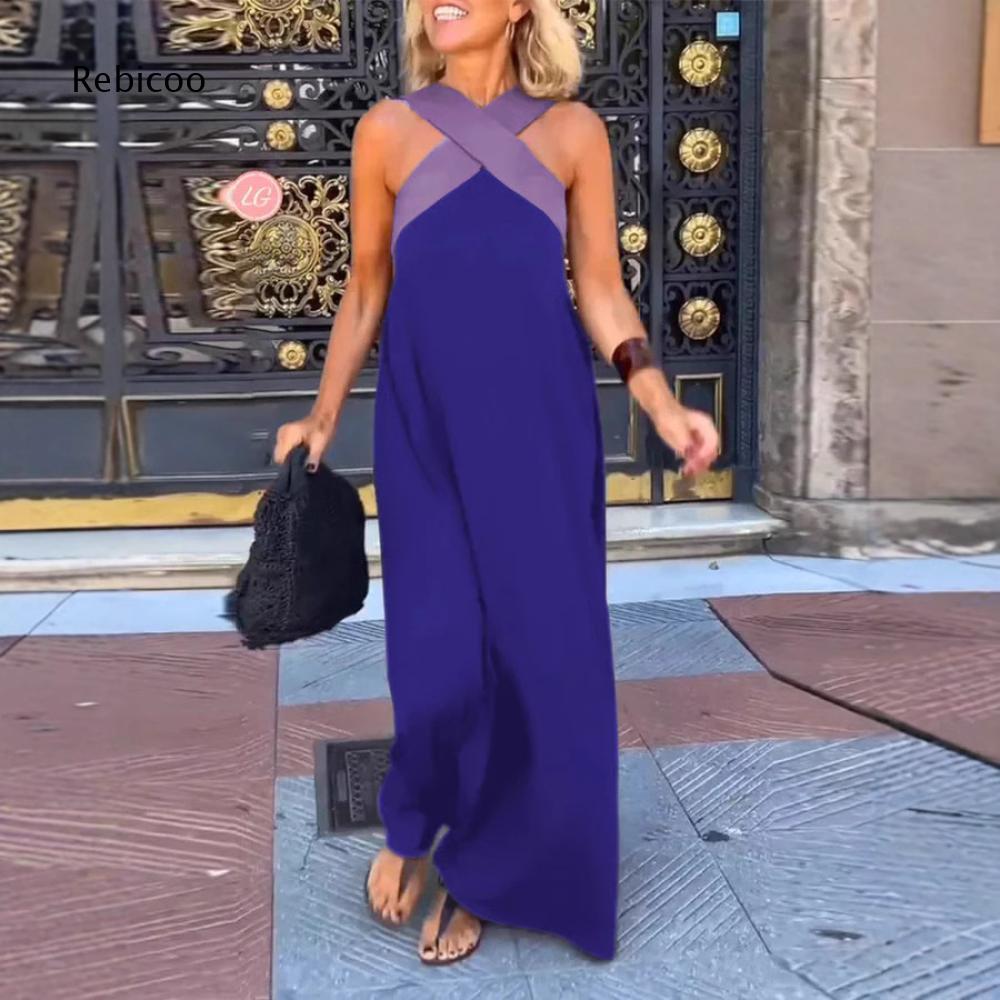 Crossfit Event - Langes, locker geschnittenes Kleid für Damen