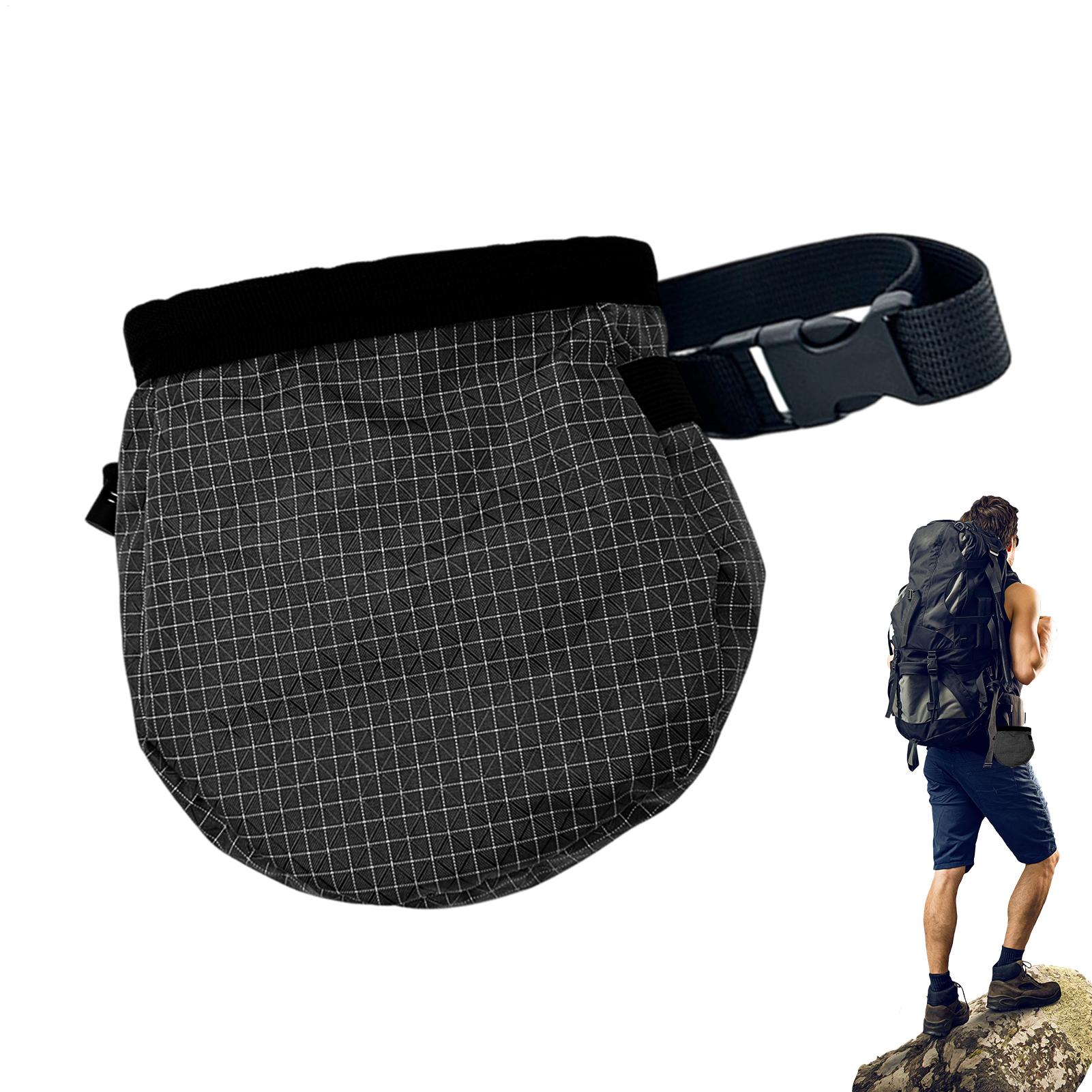 Chalk Bag - Wasserdichter Tragbarer Bouldering-Kreidebeutel mit Verstellbarem Hüftgurt