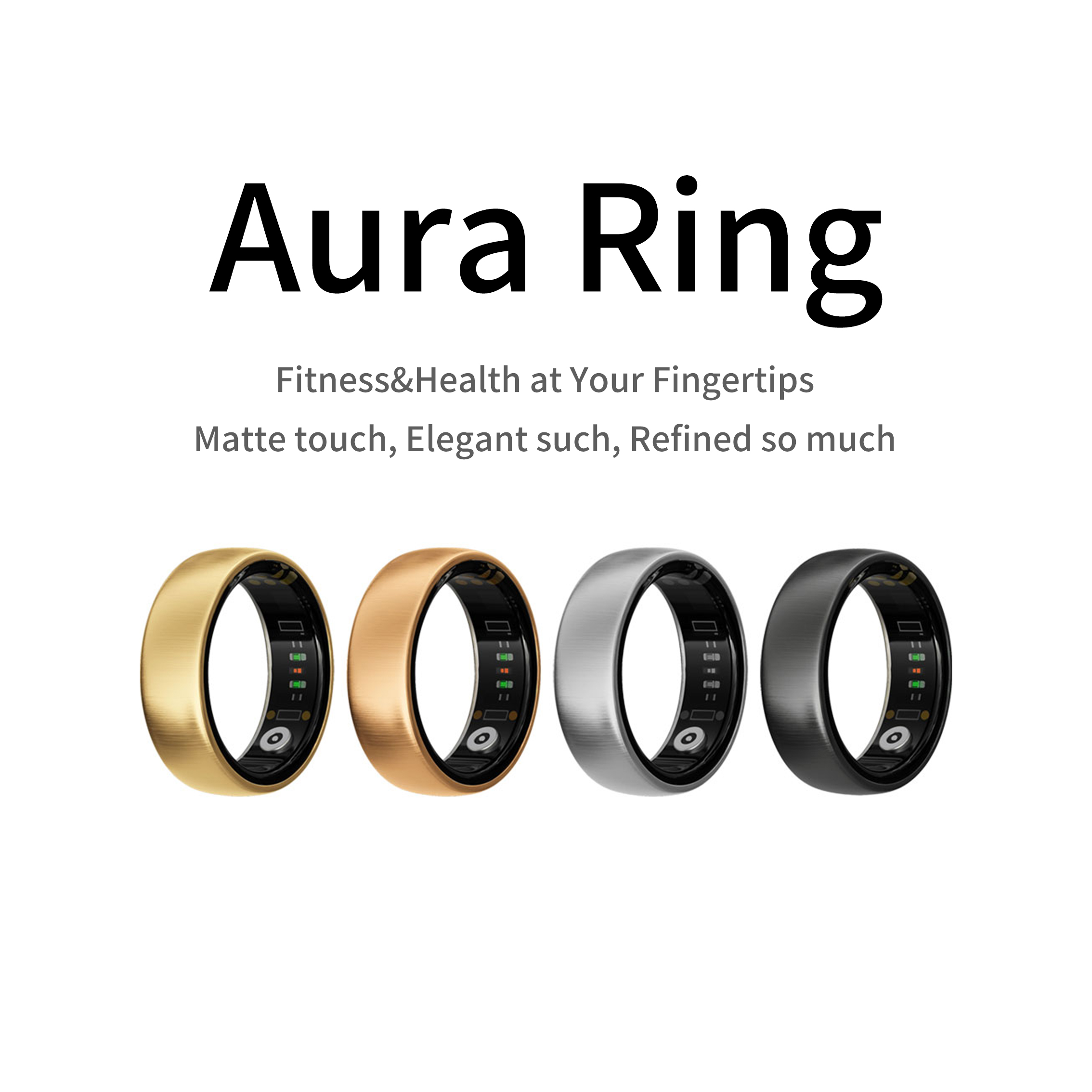 Gymnastic Ring - AURA Matt Smart Ring Fitness Sport