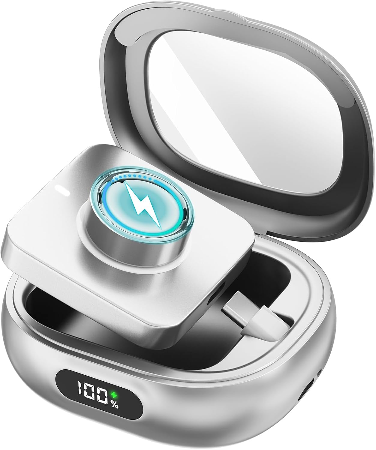 Gymnastic Ring - Smart Ring Ladeetui Tragbare Ladebox für
