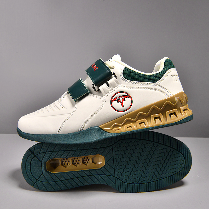 Weightlifting Shoes - Herren Neue Professionelle Gewichtheberschuhe Hartzug-Stärkungsunterstützung Gummi-Sneaker