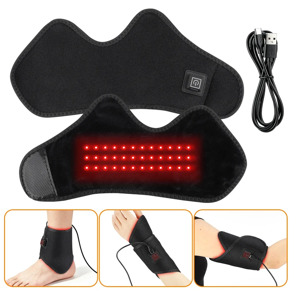 Wrist Wraps - Heizender Knöchelwickel mit Rotlicht 36 LEDs