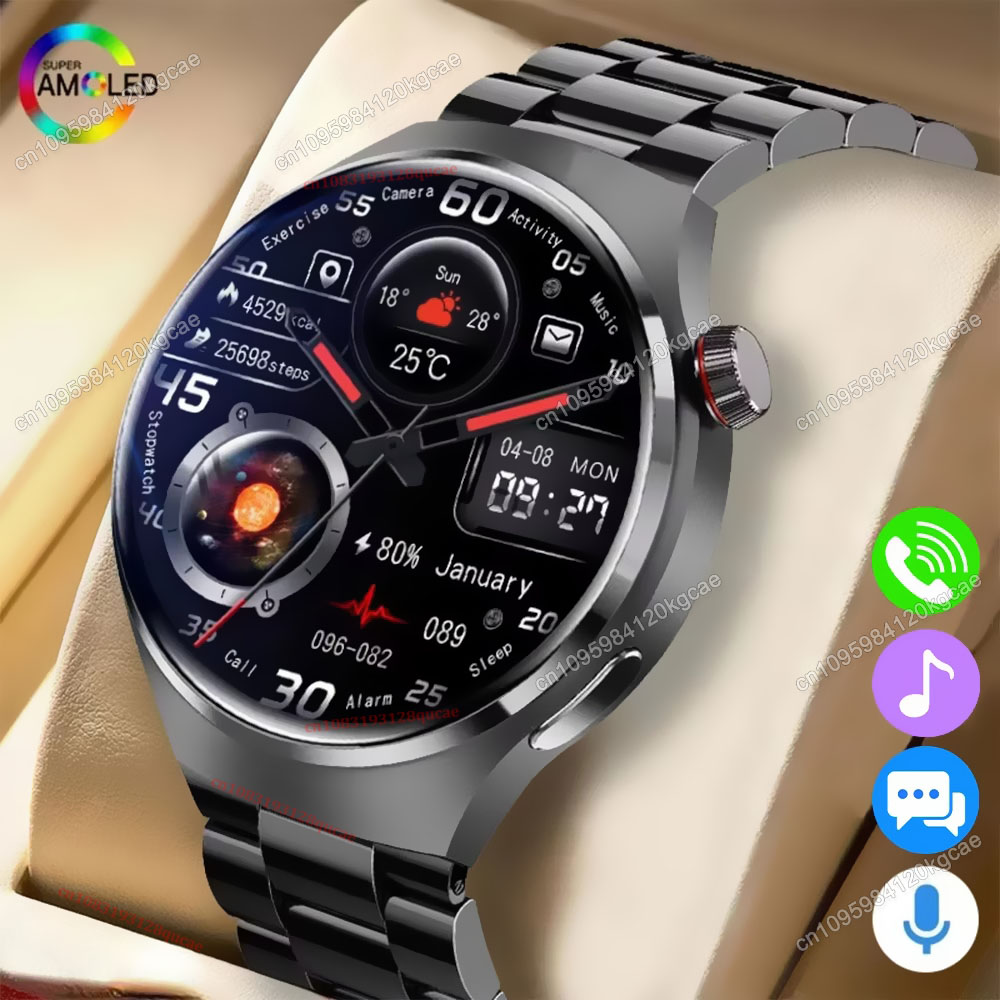 Gymnastic Ring - 2026 Neue Herren-Smartwatch mit HD-Display, Herzfrequenzmessung,