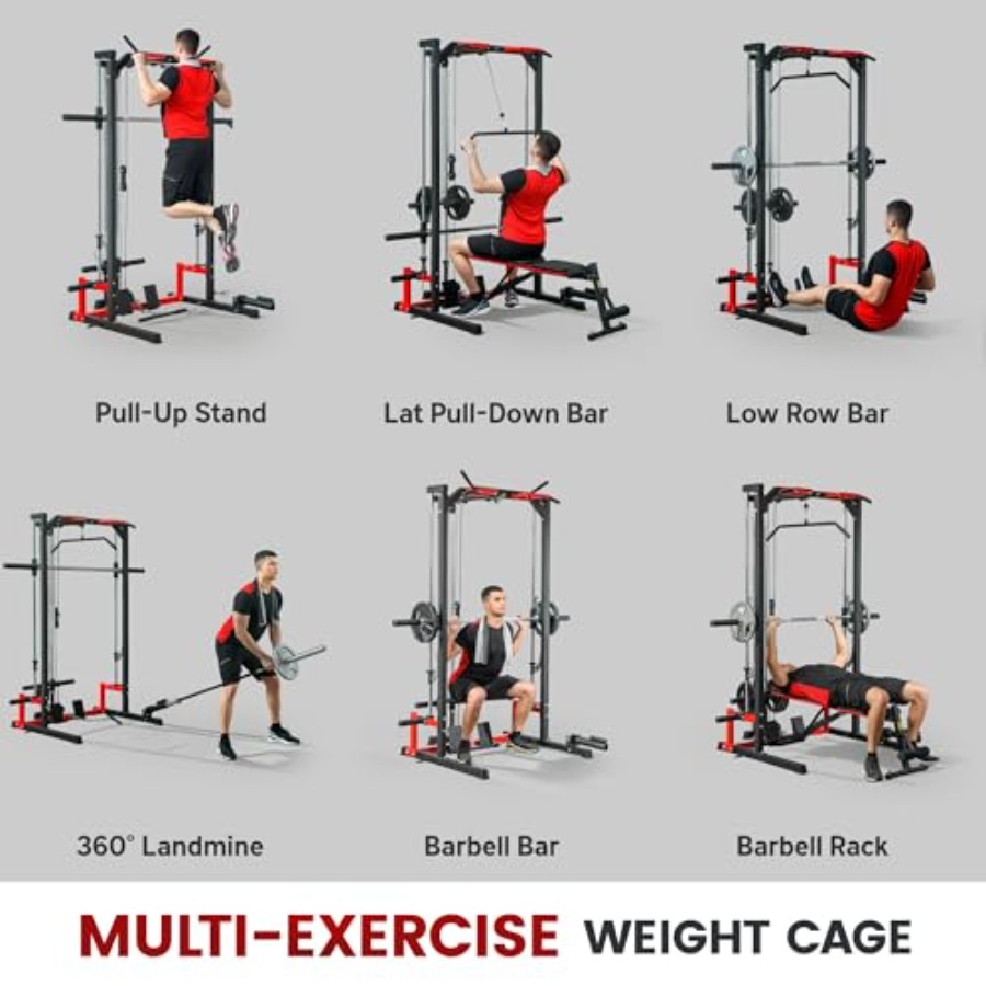 Power Cage Smith Machine Multi – Pull Up Bar Bewertung und Preis