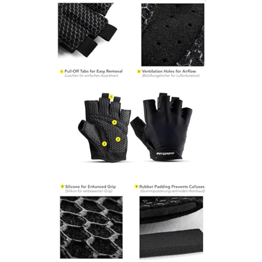 ®   Gepolsterte Trainingshands – Weightlifting Gloves Bewertung und Preis