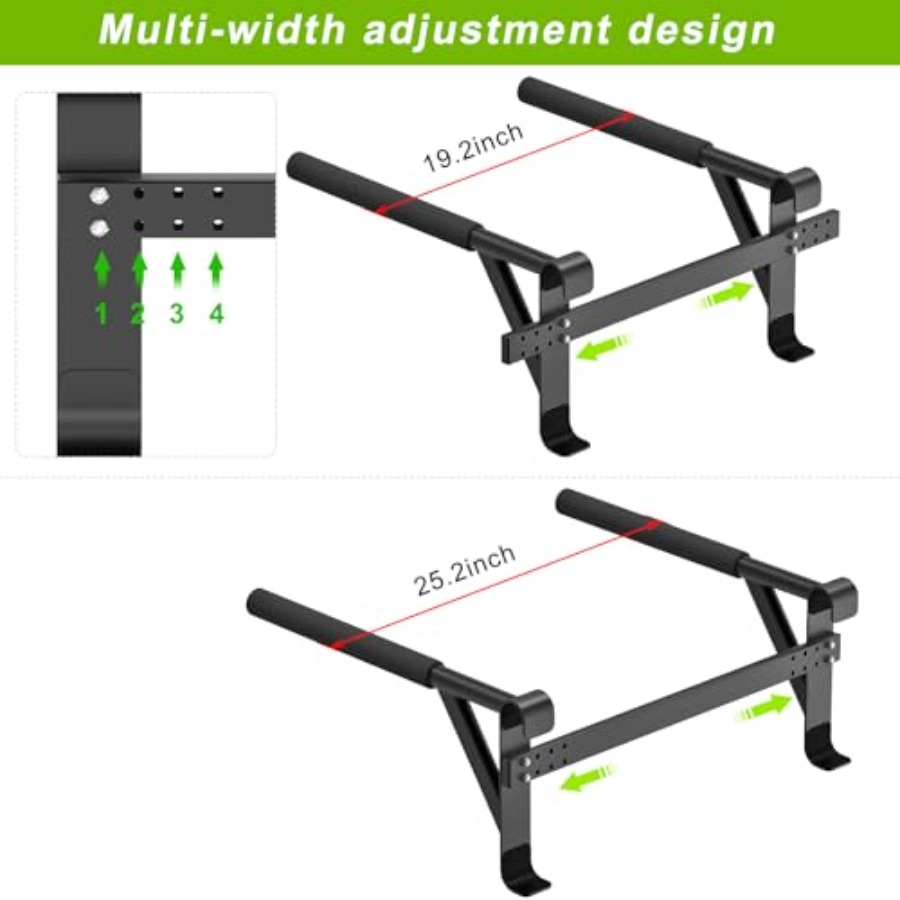 Wandmontierte Gymnastik-Stange – Pull Up Bar Bewertung und Preis