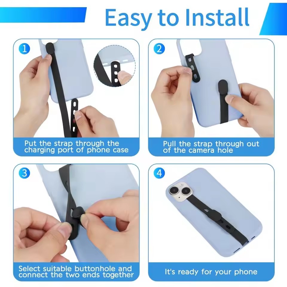 Tragbare Silikon Telefon Strap – Wrist Wraps Bewertung und Preis