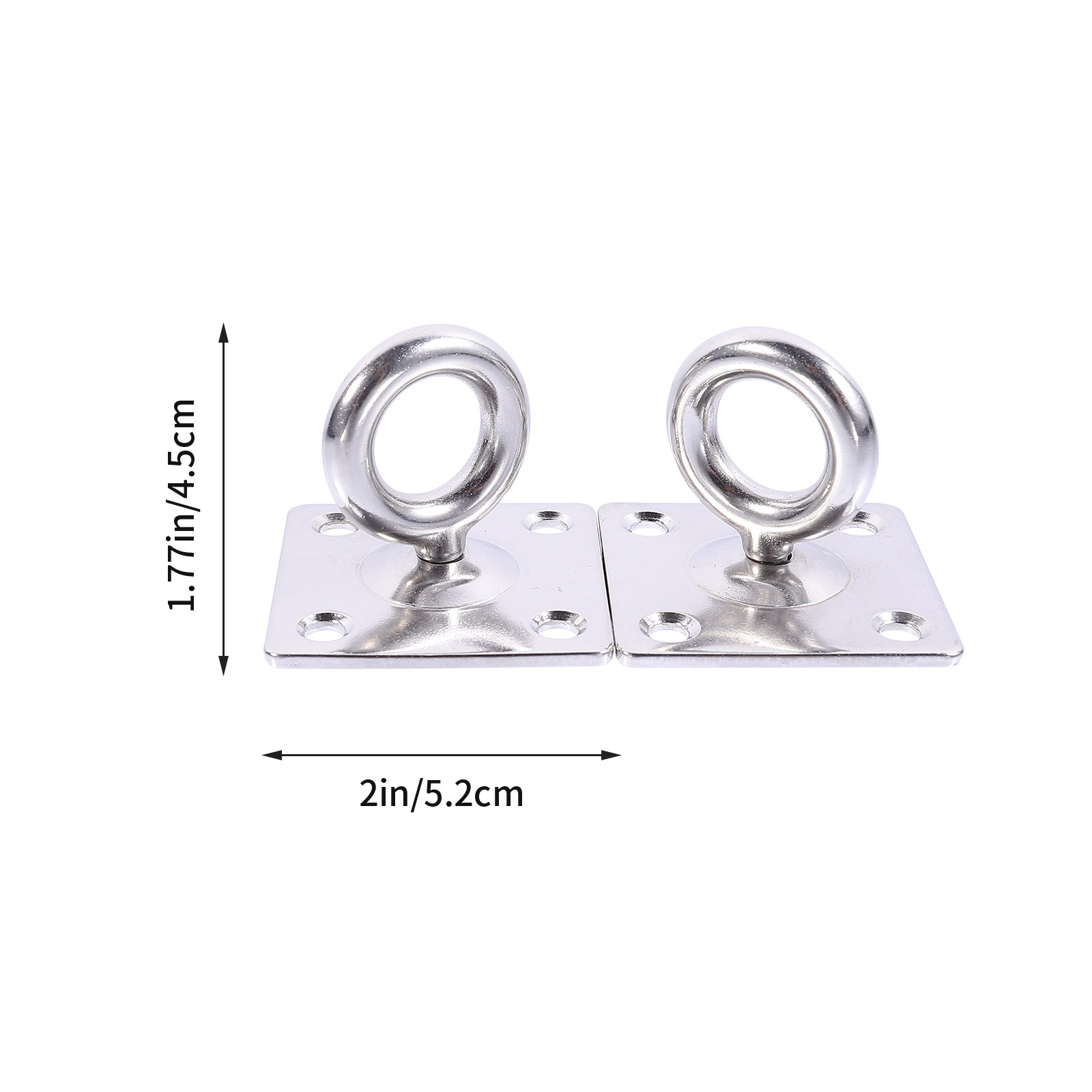2 Stück Edelstahl-Deckenhaken- – Gymnastic Ring Bewertung und Preis