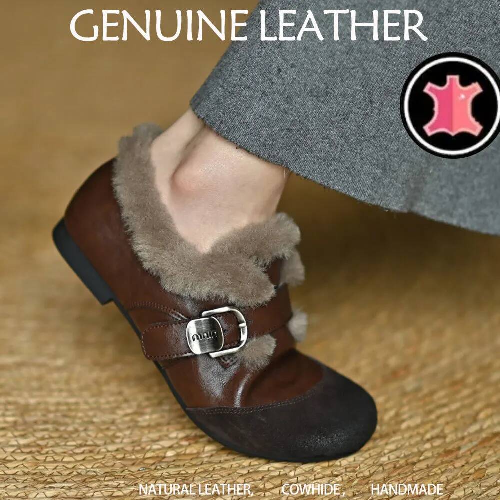 Pelzbesetzte Damen-Loafer aus  – Crossfit Belt Bewertung und Preis