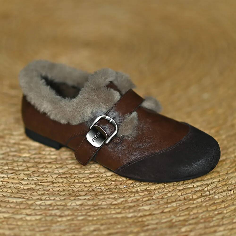 Pelzbesetzte Damen-Loafer aus  – Crossfit Belt Bewertung und Preis
